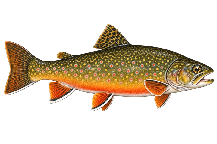 Illustration of a Brook Trout