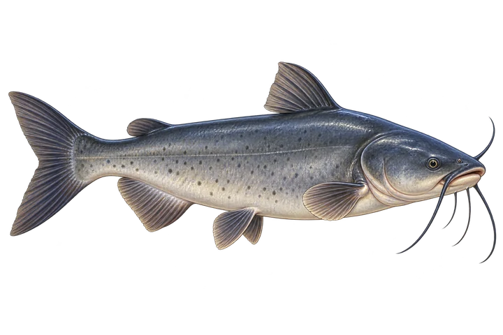 Illustration of a Channel Catfish