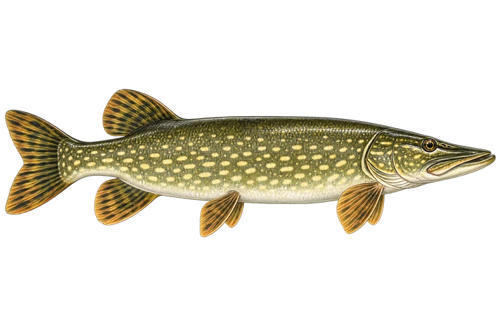 Illustration of a Northern Pike