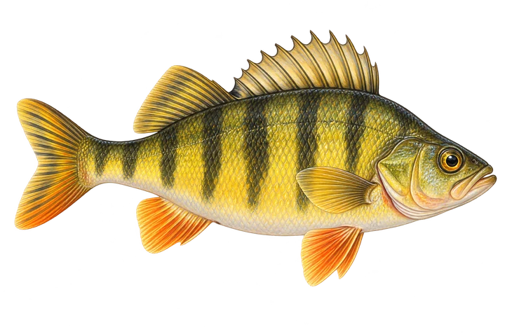 Illustration of a Yellow Perch